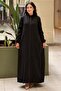 Removable Hooded Full-Length Zippered Robe with Buckle Belt - 2