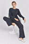 Tie-Dye Detailed Top and Bottom Modal Set Lby0075 Fume