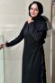 Side Ruffle Detailed Evening Dress - 3