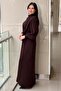 Evening Dress with Stone Buckle Accessories - 2