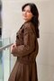 Stone Sequin Embroidered Snap Fastener Jacket Skirt Set - 3