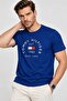Th Slim Fit T-shirt - Flagge Pattern