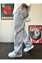 Ice Blue Ripped Detail Baggy Fit Jean - 4