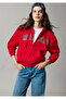 Jeans Hooded Red Sweatshirt 1S10587-86417 - 3