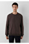 Jeans Brown Basic Sweatshirt 0S10620-70219 - 3