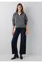 Hooded Zippered Anthracite Sweatshirt 1S10551-87829 - 2