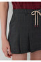 Checkered Anthracite Short Skirt 1410275-91419 - 6