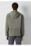 Hooded Spandex Khaki Jacket Regular Fit / Normal Cut 0110902-71484 - 5