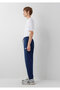 Printed Navy Blue Sweatpants 0010640-70497 - 4