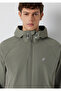 Hooded Spandex Khaki Jacket Regular Fit / Normal Cut 0110902-71484 - 6