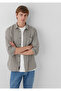 Brown Plaid Shirt Regular Fit / Normal Cut 0212108-91758 - 2