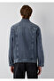 M010143 Dolphin Grey Classic Denim Jean Jacket Men's Jacket Gray - 5