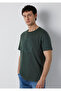 Black Printed Green T-Shirt Regular Fit / Normal Cut 0613531-71602 - 2