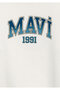 Logo Printed Ecru Sweatshirt 6S10218-70057 - 5