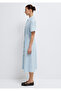 Striped Midi Dress 1310904-80767 - 4
