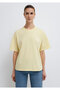 Yellow Basic T-Shirt Loose Fit / Relaxed Comfortable Cut 1614313-71187 - 3