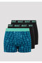 3-Piece Printed Green Boxer 0912352-71923