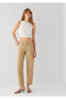 Tiya Edition Camel Gabardine Trousers 1018900-A4201