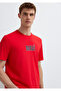 Logo Printed Red T-Shirt Regular Fit / Normal Cut 0613186-70467