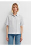 Modal (Tencel) ™ ) Blended Open Shirt Oversize / Wide Cut 1211488-70802 - 3