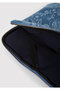 Ethnic Patterned Denim Laptop Bag 1913825-31558 - 5