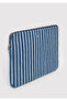 Striped Denim Laptop Bag 1913824-32177 - 3