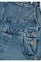 Navy Blue Jean Jumpsuit 7021053-A3341 - 5