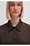 Linen Blend Brown Jacket Loose Fit / Relaxed Fit 1110891-91100 - 7