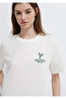 Back Printed Ecru T-Shirt Regular Fit / Normal Cut 1614130-70057 - 2