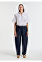 Navy Blue Trousers with Pockets 1011193-85481 - 4