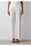 White Linen Trousers 1011186-70057 - 5