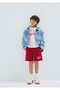 Jeans Printed Red Shorts 6410019-89125
