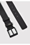 Black Leather Belt 0912251-900 - 3