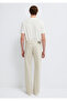 Lisbon Ecru Gabardine Trousers 0010039-A3058 - 5
