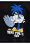 Palm Tree Printed Black T-Shirt Relaxed Fit / Comfortable Cut 0613288-900 - 8