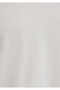 Ecru Basic T-Shirt Loose Fit / Comfortable Loose Cut 0613338-80194 - 7