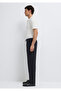 Elastic Waist Muslin Black Jogger Pants 0010596-71379 - 5