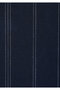 Linen Blend Striped Navy Blue Shirt Regular Fit / Normal Cut 0211979-91592 - 7