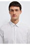 Black Striped White Shirt Regular Fit / Normal Cut 0211864-91411 - 6