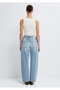 Leila Premium Blue Shaded Light Jean Trousers 1010600-A1573 - 5