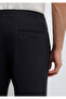 Elastic Waist Muslin Black Jogger Pants 0010596-71379 - 8