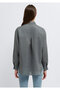 Green Linen Shirt Loose Fit / Relaxed Fit 1210747-70132 - 6