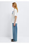 Printed Ecru T-Shirt Loose Fit / Relaxed Comfortable Cut 1614154-70057 - 4