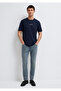 Black Navy Blue T-Shirt Regular Fit / Normal Cut 0613135-86623 - 2