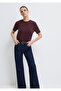 Burgundy Basic T-Shirt Semi Slim Fit 1612916-70223 - 3