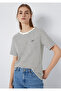Logo Printed Striped T-Shirt Regular Fit / Normal Cut 1613715-85143