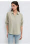White Striped Green Blouse 1211226-88069 - 3