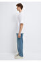 Embroidered White T-Shirt Relaxed Fit / Comfortable Cut 0613130-620 - 4