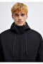 Hooded Black Jacket Loose Fit / Relaxed Fit 0110818-900 - 6