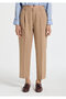 Beige Pleated Trousers 1011147-70215 - 4